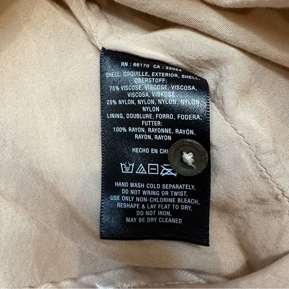 Anthropologie MAEVE crushed velvet champagne dress, 8. - Picture 8 of 8